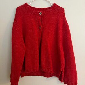 Nikki Chasin Sheba Cardigan Sweater - Habanero
